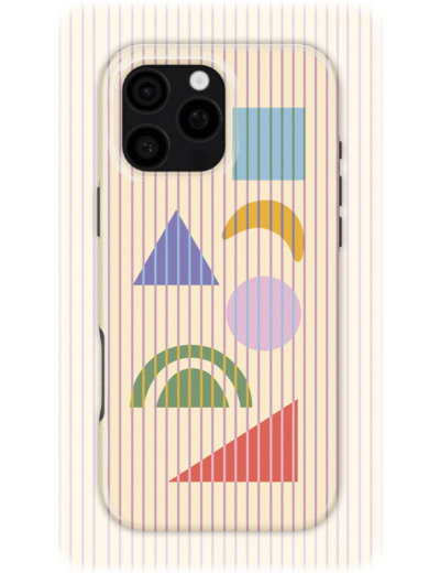 Geometric Collection | - Coque de téléphone 3D 2en1 Ultra-résistante