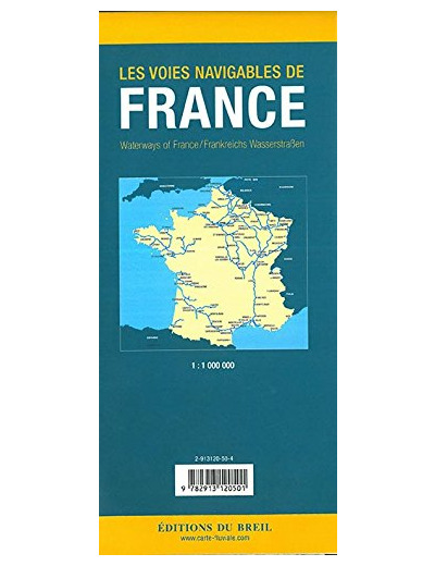 VOIES NAVIGABLES FRANCE (CARTE)