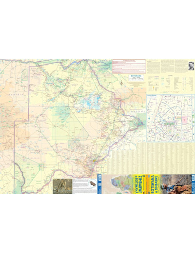 ZIMBABWE AND BOTSWANA 1:1'00'000 / 1:1'600'000