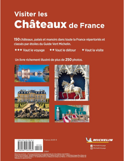 LIVRES THEMATIQUES TOURISTIQUE - VISITER LES CHATEAUX DE FRANCE