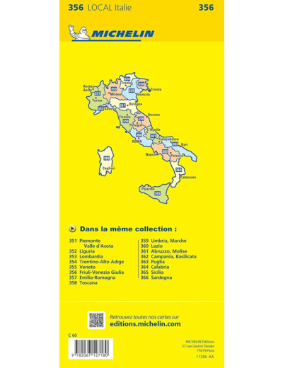 CARTE DEPARTEMENTALE FRIULI-VENEZIA GIULIA