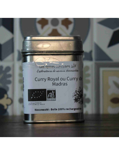 Curry Royal ou Curry de Madras - Boite métal