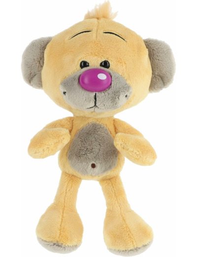 Diddl Peluche Pimboli jaune 20cm - Doudou Ours Vintage