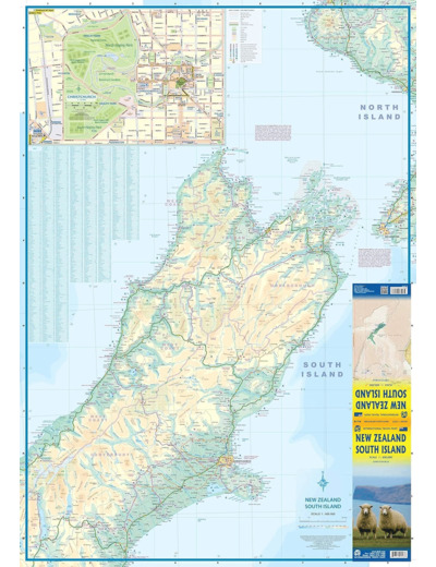 NEW ZEALAND'S SOUTH ISLAND 1:600 000