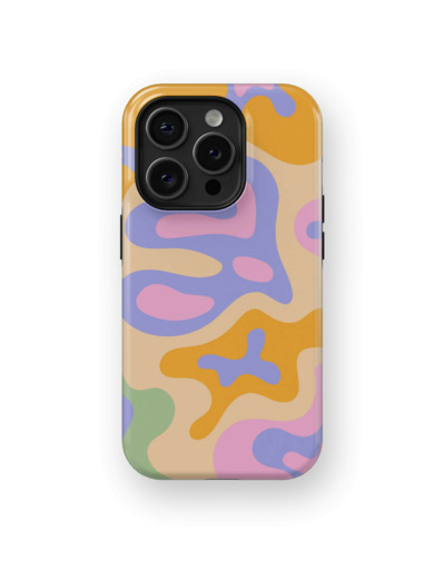Artful Waves | Coque de téléphone 3D 2en1 Ultra-résistante