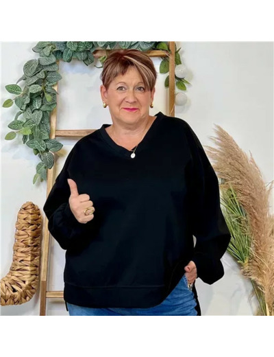 Z120- Sweat uni C’Mélodie (Gt) 🇮🇹 (noir)