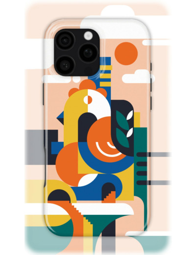 Geometric Collection | - Coque de téléphone 3D 2en1 Ultra-résistante