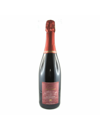 Vin mousseux rouge  Cerisier château de Brossay 75 cl