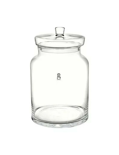 Pot de conservation en verre avec couvercle
