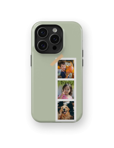 Photo Booth - Green | Coque de téléphone 3D 2en1 Ultra-résistante