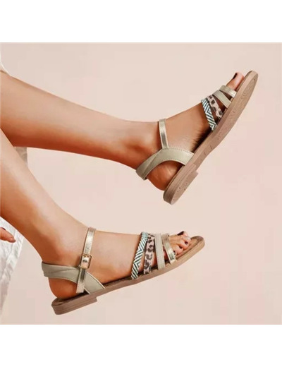 R424- Sandales (T36-T41) (kaki)