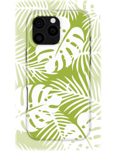 Monstera Mood | Coque de téléphone 3D 2en1 Ultra-résistante