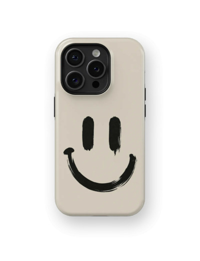 Smiley Crème | Coque de téléphone 3D 2en1 Ultra-résistante
