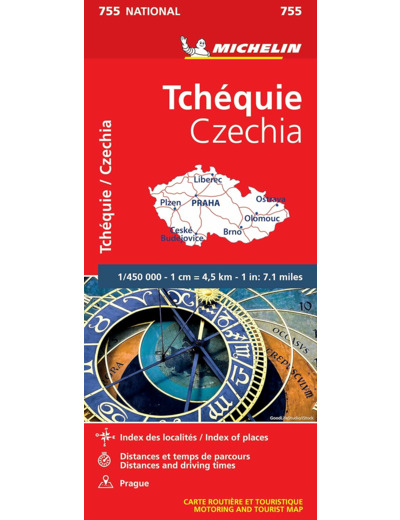 CARTE NATIONALE TCHEQUIE / CZECHIA