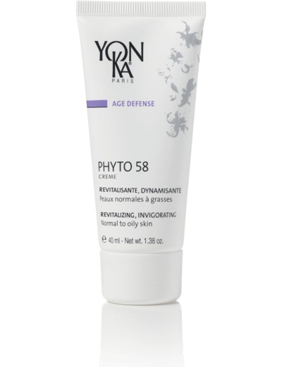 Phyto 58 Yonka 40ml - Crème Nuit Revitalisante pour Peaux Normales à Grasses