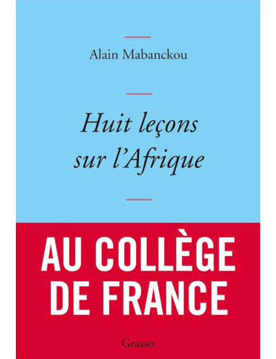 HUIT LECONS SUR L'AFRIQUE