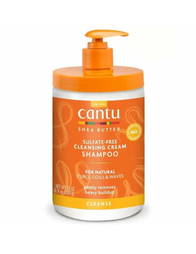 Shampooing Crème Nettoyante Sans Sulfate au Beurre de Karité – 709 g