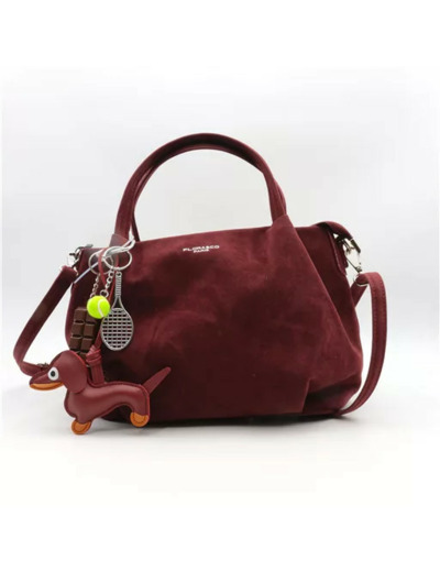 P395- Sac bourse & Bijou de sac (bordeaux)