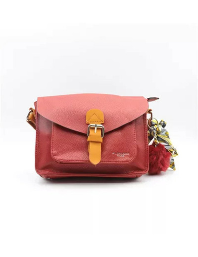 P532- Sac Flora and Co (rouge)