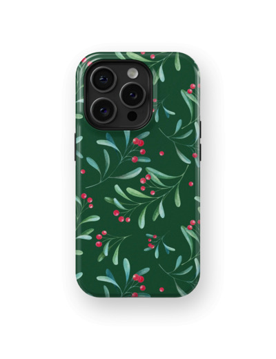 Winter Berries | Coque de téléphone 3D 2en1 Ultra-résistante