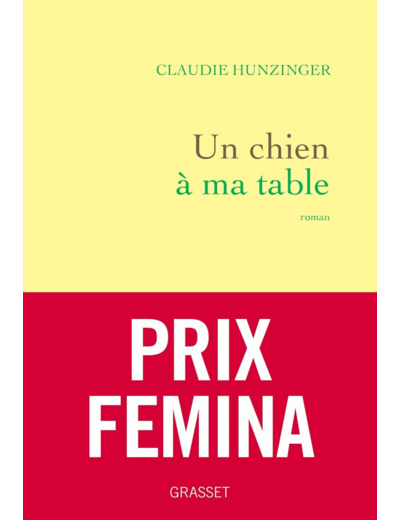 UN CHIEN A MA TABLE
