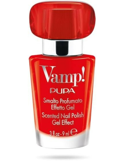 PUPA Vamp! Vernis parfumé effet gel à la fragrance rouge N°201 9 ml