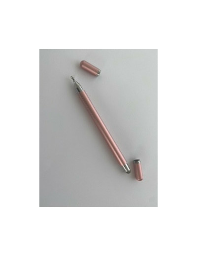 Stylet métallique tactile 2 en 1 - rose