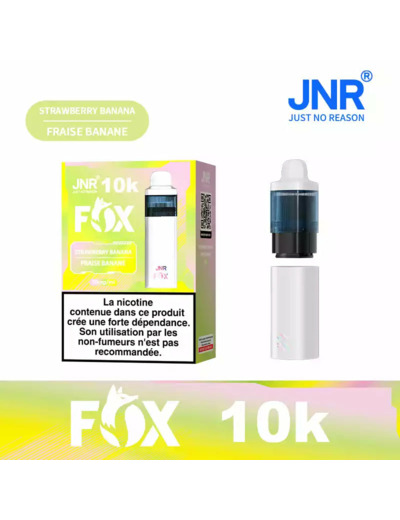 JNR FOX - Puff 10k Strawberry Banana