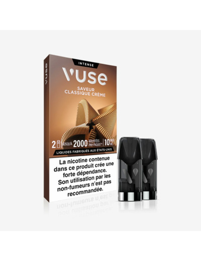 2 pods saveur Classique Crème - 10mg/ml