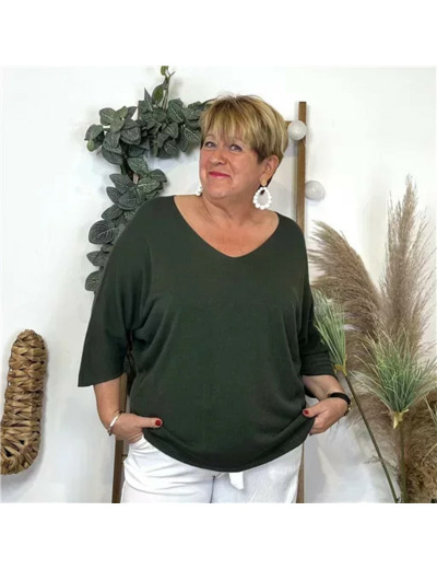 Z145.- Pull léger Emporium (Gt) (kaki)