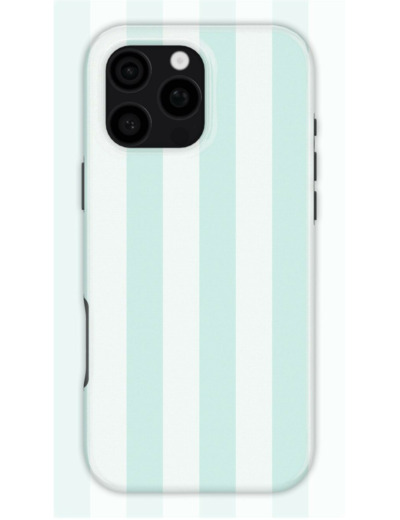Light Blue Stripes Case | Coque de téléphone 3D 2en1 Ultra-résistante