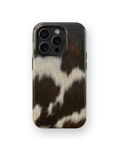 Cowhide Charm | Coque de téléphone 3D 2en1 Ultra-résistante