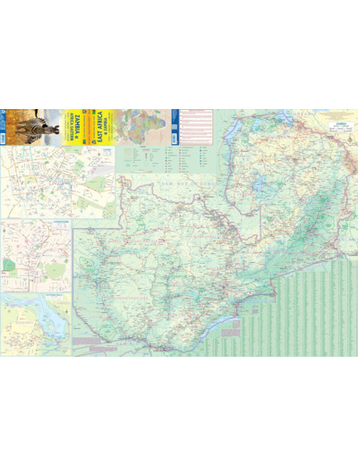 EAST AFRICA AND ZAMBIA 1:4,800,000 / 1:1,680,000