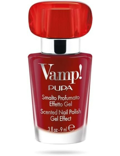 PUPA Vamp! Vernis parfumé effet gel à la fragrance rouge N°204 9 ml