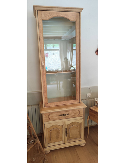Petite vitrine vintage relookée
