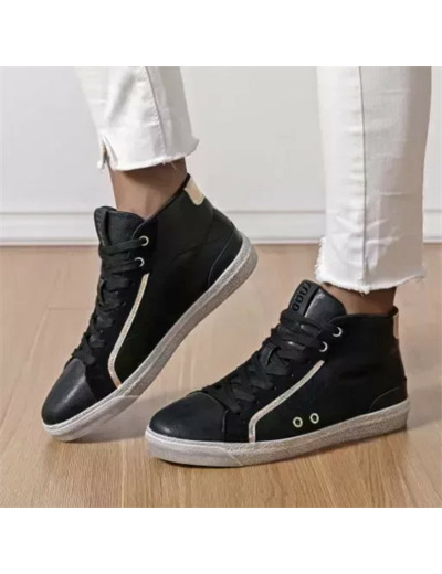 R419- Sneakers Montante Moow (T36-T41) (noir)