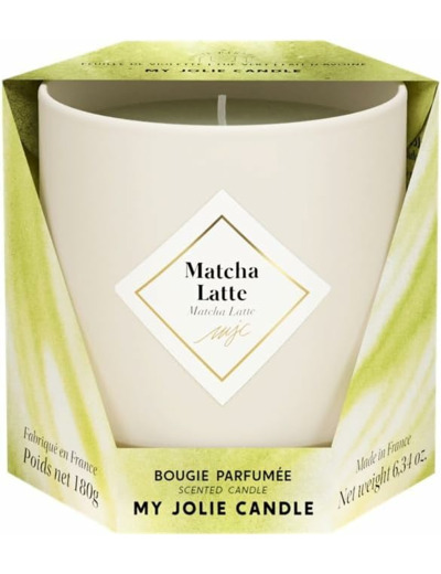 MY JOLIE CANDLE - Bougie parfumée Matcha Latte Classique 180g 36h