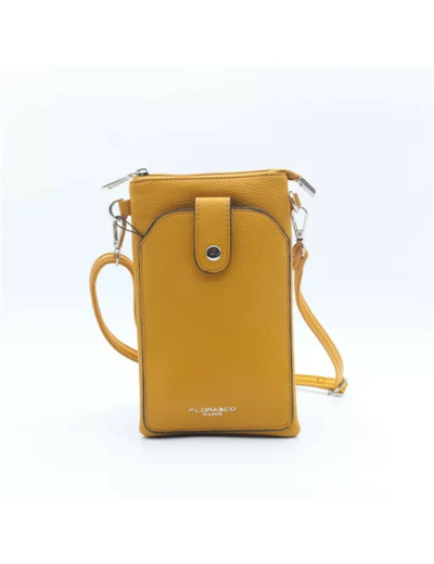 P429- Sac Téléphone Flora.and.Co (moutarde)