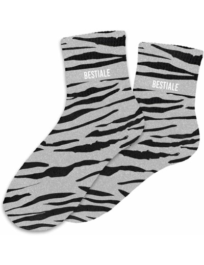 STC Chaussettes paillettes bestiale