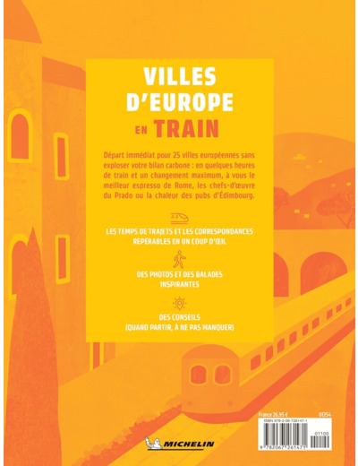 LIVRES THEMATIQUES TOURISTIQUE - VILLES D EUROPE EN TRAIN