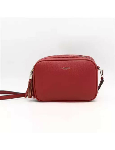 P428- Sac Flora & Co 2 Zips (rouge)