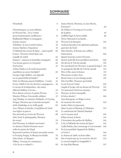 UNE HISTOIRE DE L'EVEREST