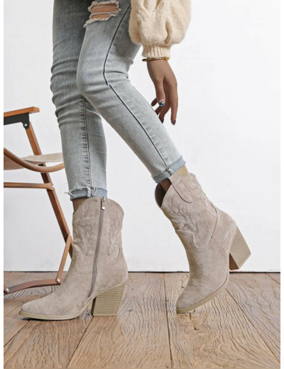 Bottines nubuck Beige - Catalina - Findlay