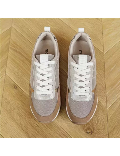 R402- Sneakers Moow "Grande Pointure" (T40-T43) (camel)