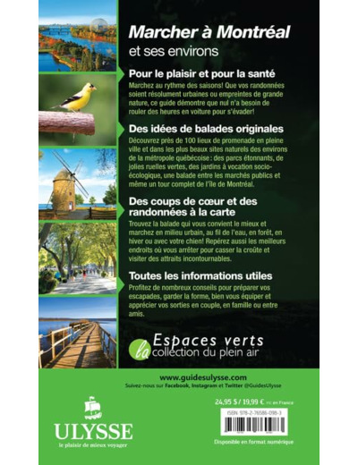 MARCHER A MONTREAL ET SES ENVIRONS