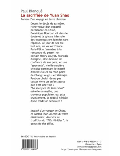 LA SACRIFIEE DE YUAN SHAO