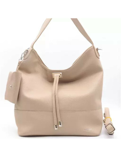 P449- Sac Sceau & Porte Carte (beige)