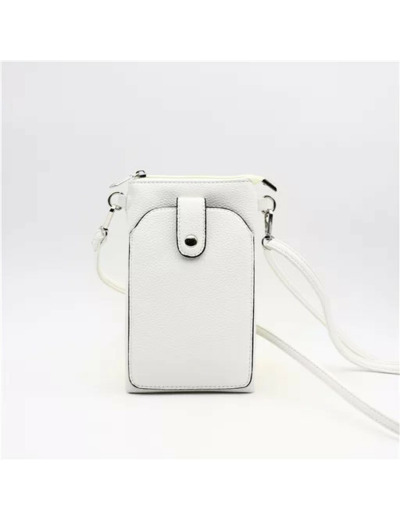 P429- Sac Téléphone Flora.and.Co (blanc)