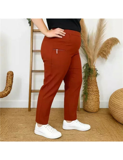T545- Pantalon Confort JST (T38-T52) (rouille)