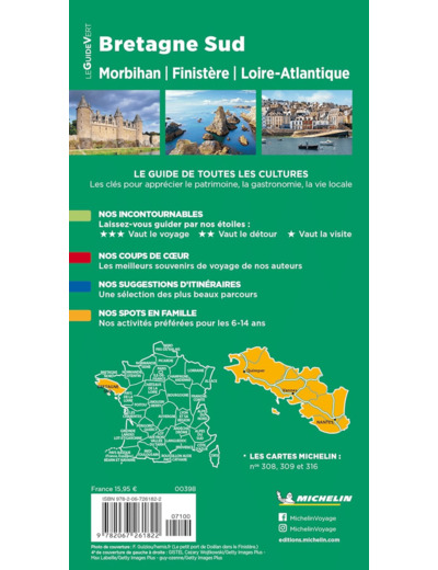 GUIDE VERT BRETAGNE SUD - MORBIHAN, FINISTERE, LOIRE-ATLANTIQUE